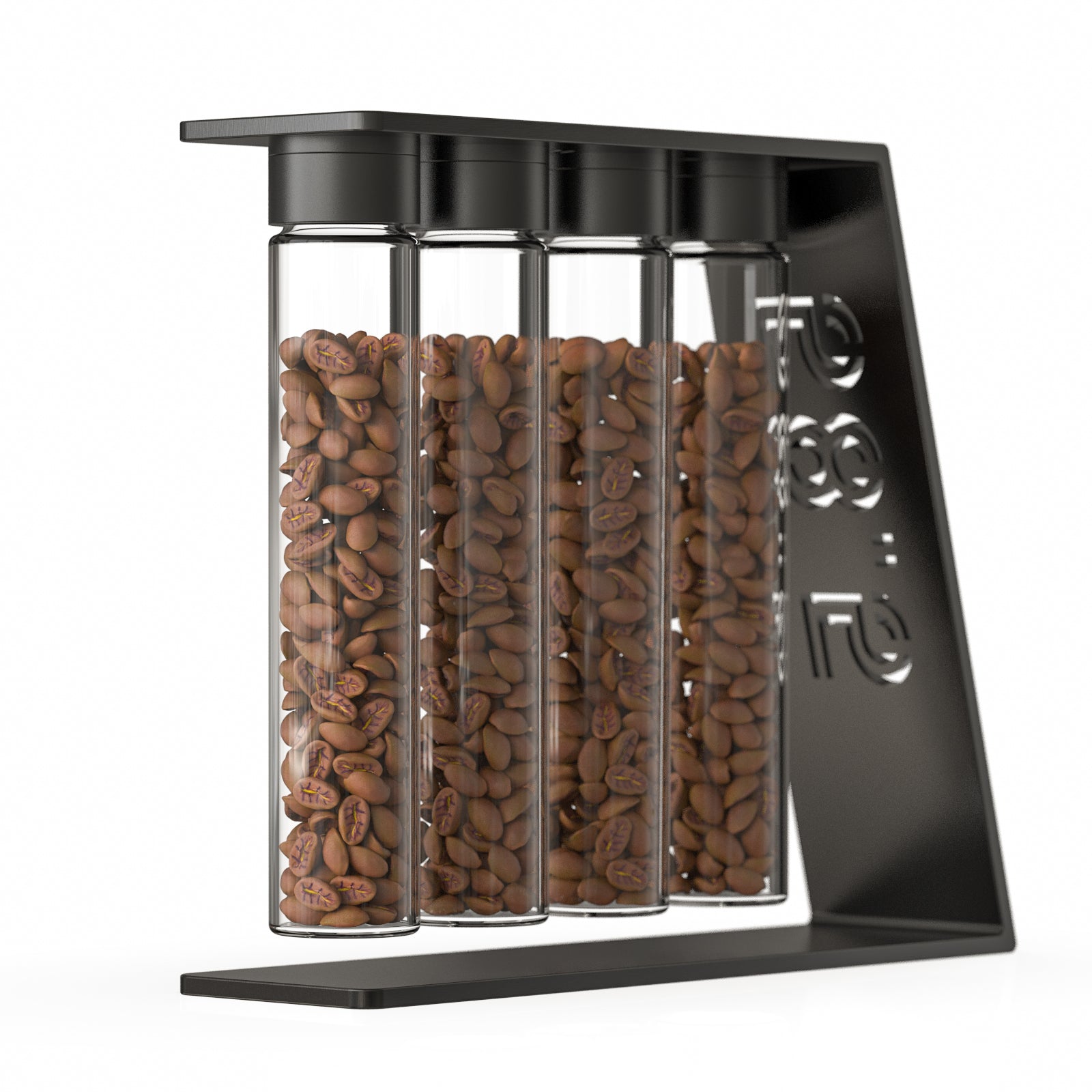 Single Dose Coffee Bean Stand + 4 Bean Tubes – Pesado 58.5