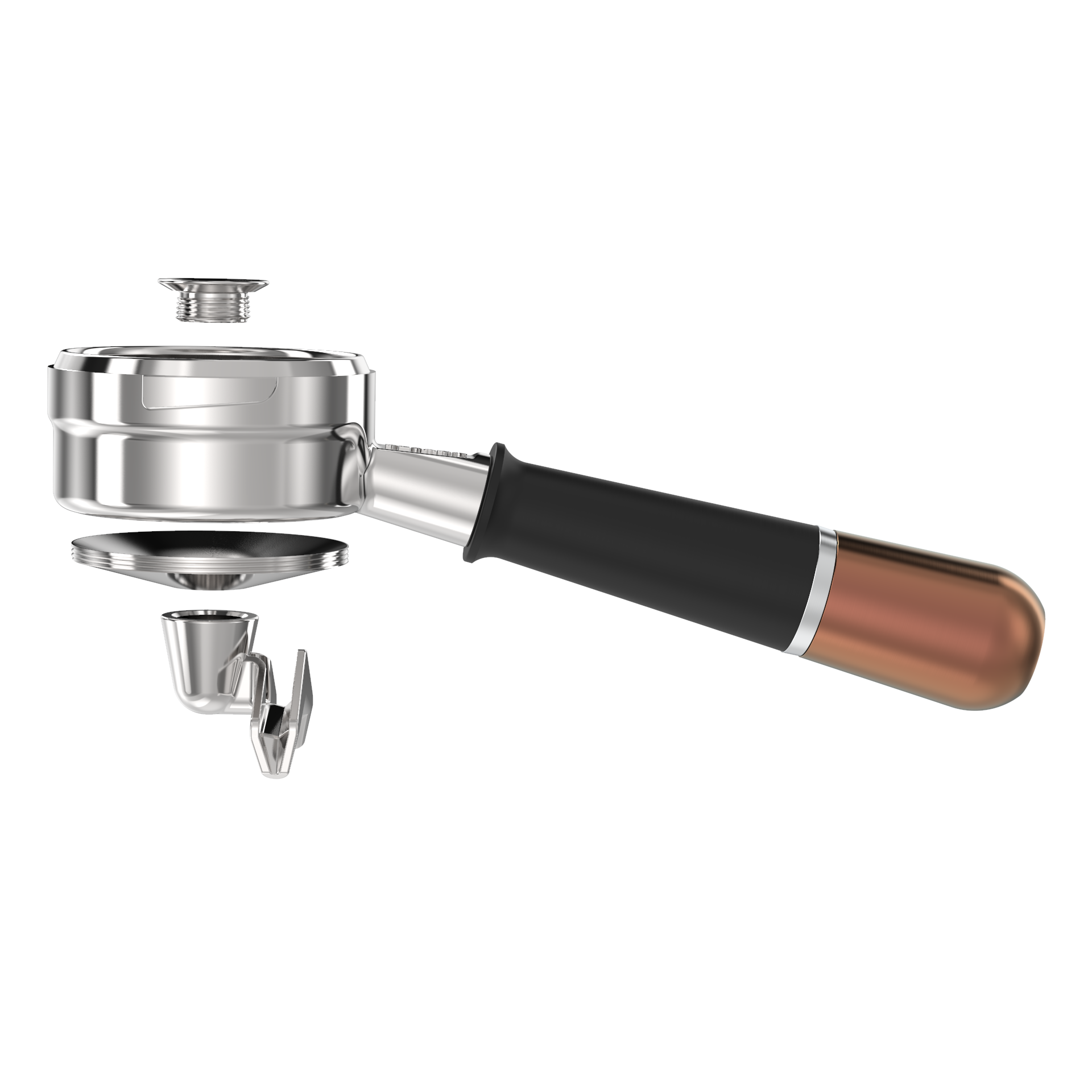 Hybrid LM/NS & E61 Portafilter - Versatile Bottomless & Spouted