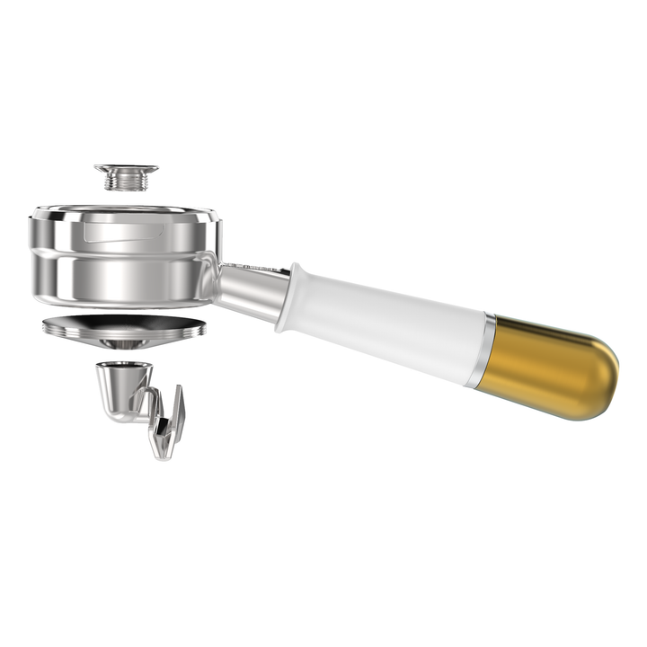 Hybrid LM/NS & E61 Portafilter - Versatile Bottomless & Spouted Hybrid LM/NS & E61 Portafilter - Versatile Bottomless & Spouted
