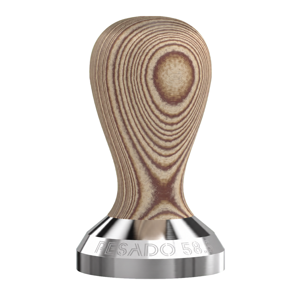 Pesado precision tamper with Oak handle