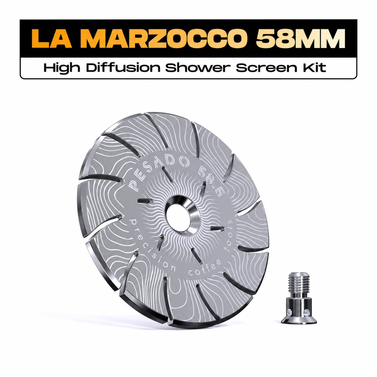 High Diffusion Espresso Shower Screen - La Marzocco